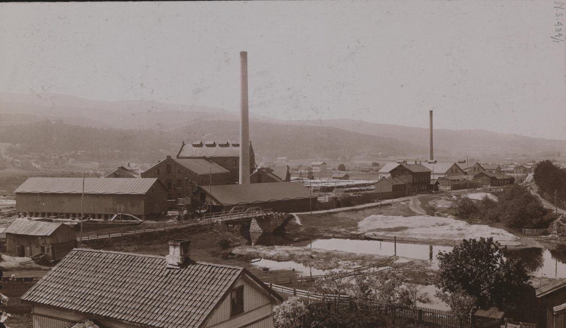 Mjøndalen Cellulose og kalkfabrikkene – tidlig 1900